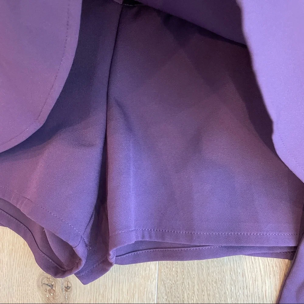 Zara purple high waist skirt / skirt size XS - Picture 3 of 6